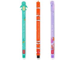 foto van Tess - SET OF 3 ERASABLE GEL PENS - UNDER THE SEA - SEA TURTLE + CLOWNFISH + SEAHO LEGAMI