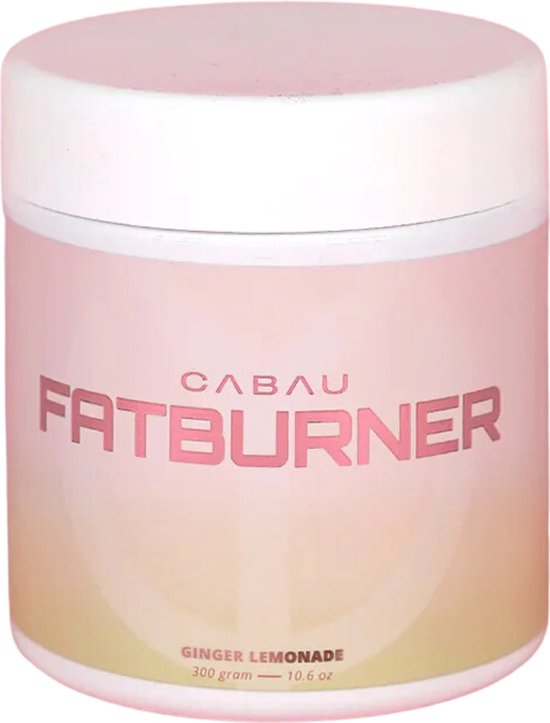 Foto: Cabau fatburner vetverbrander ginger lemonade stimuleert vetverbranding minder snoepen meer energie 300 gram