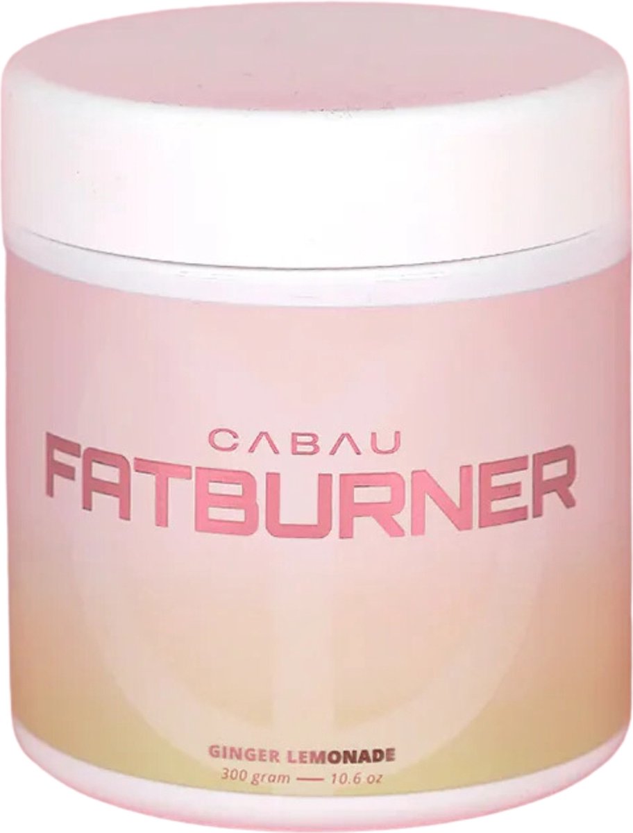 Goedkoopste Cabau - Fatburner / Vetverbrander - Ginger Lemonade - Stimuleert vetverbranding - Minder snoepen - Meer energie - 300 gram