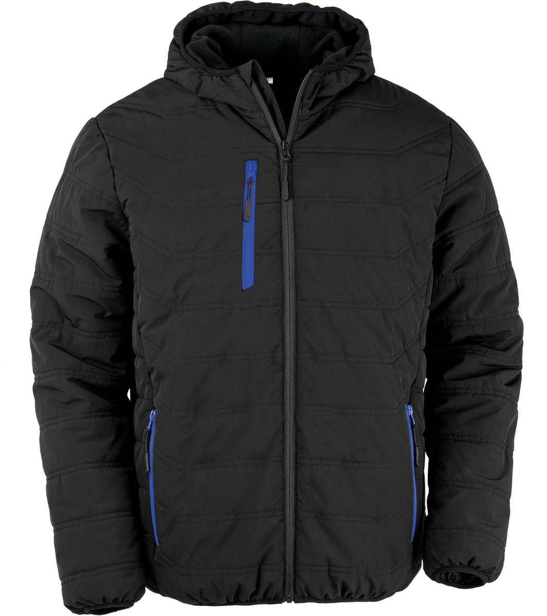 Result Recycled Compass Padded Winter Jacket RT240 /Royal Zwart