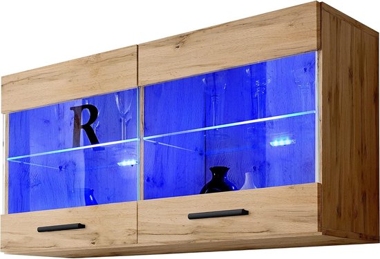 Vitrine avec verre - Vitrine de collection - Vitrine à vins de collection - Vitrines - Vitrines