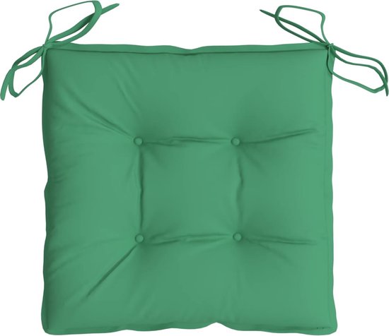 vidaXL - Coussins pour palettes - 4 - pcs - 50x50x7 - cm - oxford - tissu - vert