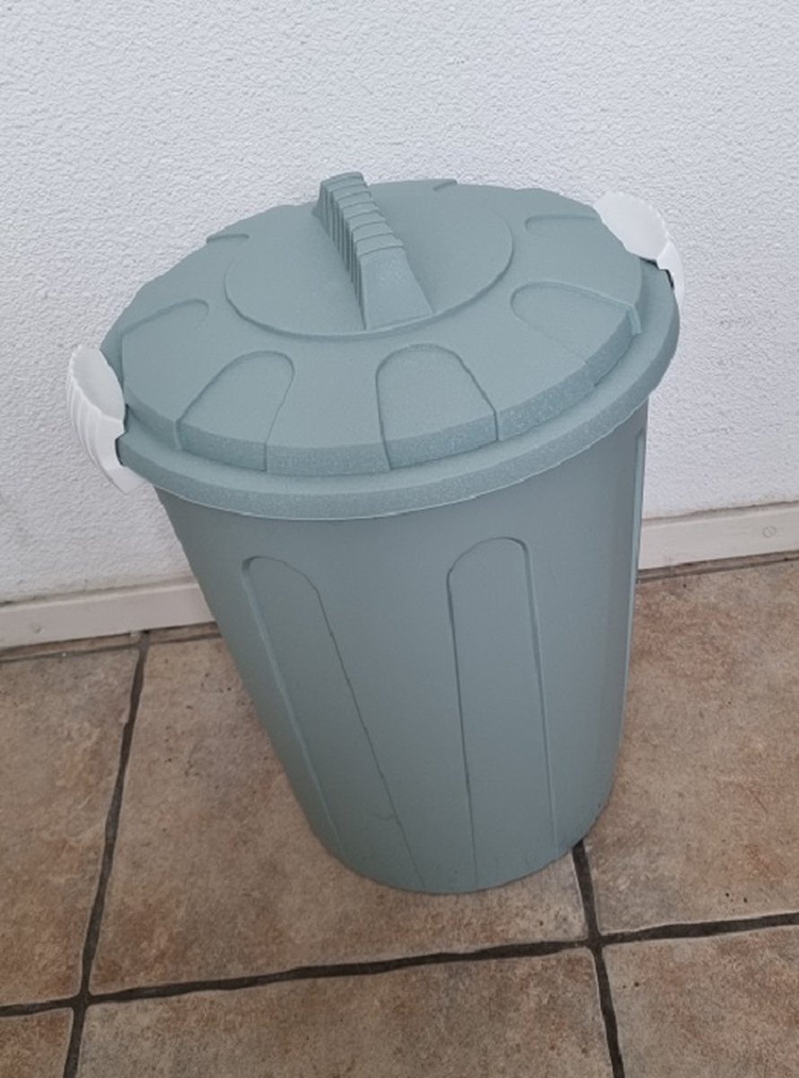 Goedkoopste MaxiTon afvalemmer afvalbak met deksel 40 liter polypropyleen groen