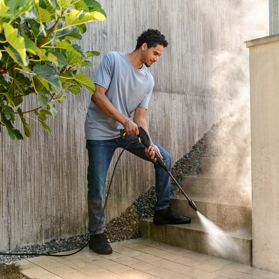 Kärcher K 2 Premium Home Hogedrukreiniger - 110 bar - 360 l/u - 20 m2/u - Terrasreiniger T 1 - Geschikt voor oa. fietsen - tuingereedschap - tuinset - kleine terrassen - en balkon