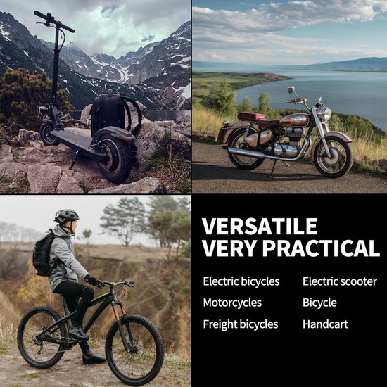 E-scooterslot, slot voor e-scooter en scooterslot, robuust veiligheidshandboeien, kabelslot voor fiets, scooter, Segway, Ninebot, Xiaomi, NIU en scooterslot