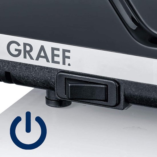 GRAEF. Messenslijper CX125 15° slijphoek, zwart
