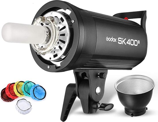 Foto: Godox sk400ii 400ws gn65 professionele studioflitser