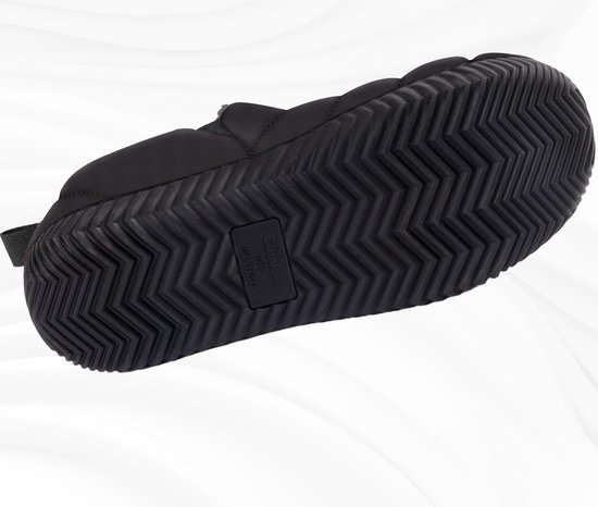 Pantoffels Heren - Sloffen - Zwart - Anti-slip - Maat 46/47 - Comfeet