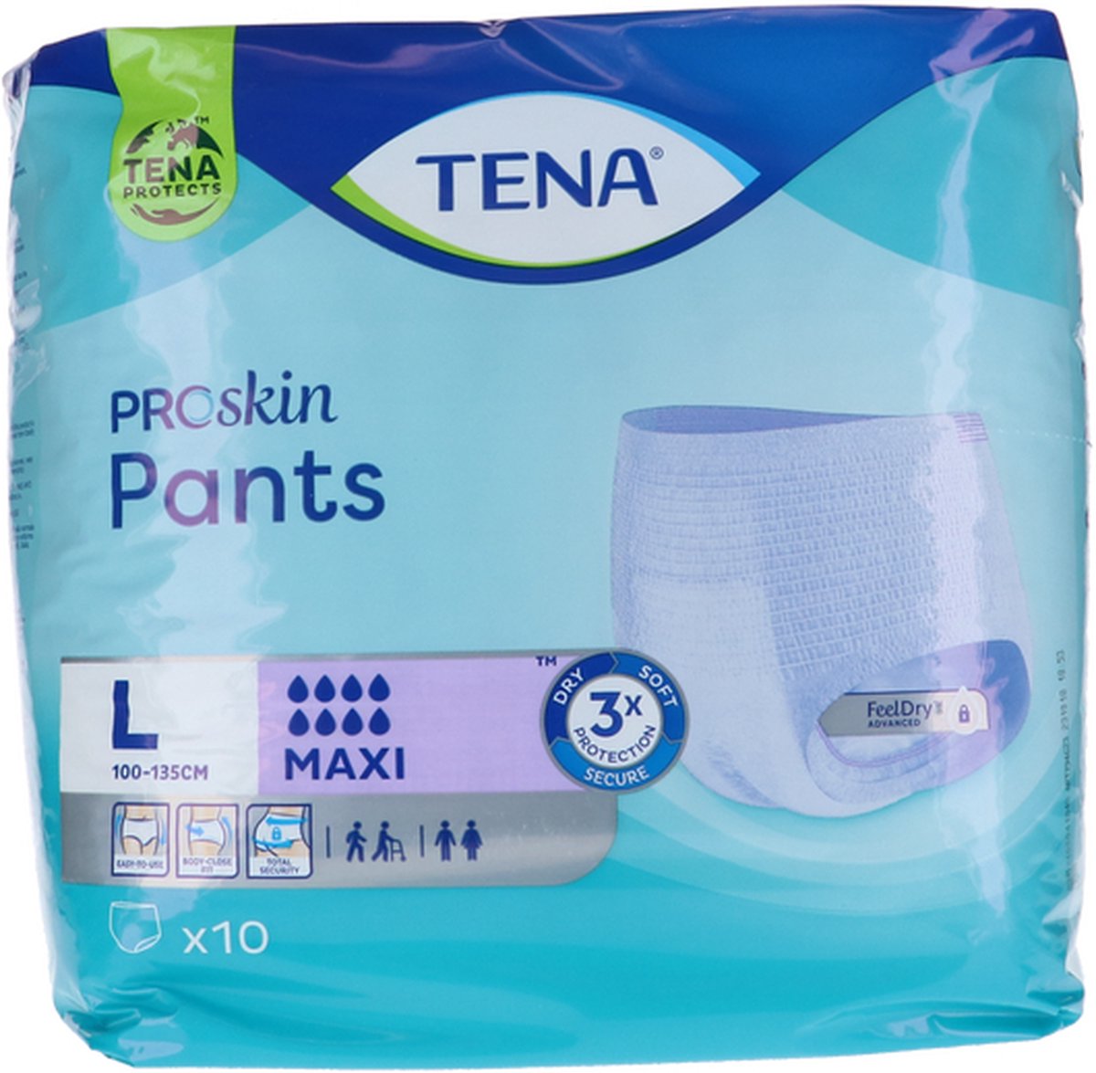 Tena Proskin Pants Maxi - Large- 4x 10 stuks voordeelverpakking - Copy