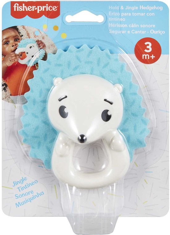 Fisher-Price Hochet Hérisson - Dès 3 mois - Anneau de dentition