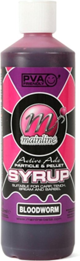 Mainline - Particle and Pellet Syrup | Bloodworm | 500ml - Paars