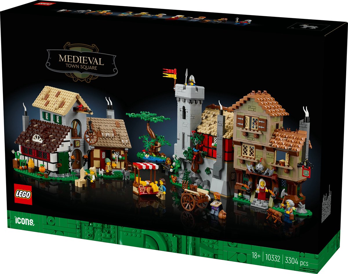 LEGO Icons Middeleeuws stadsplein - 10332 — afbeelding 15