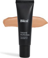 Blèzi® Natural Perfection 15 Medium - Hypoallergene foundation & concealer in één - Herstelt, hydrateert en egaliseert de huid