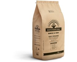 Bestcharcoal Birch & Oak Houtskool Voor Bbq 1 Zak Van 3 Kg