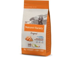 Nature's Variety - Original Adult Medium Maxi Salmon No Grain Hondenvoer.