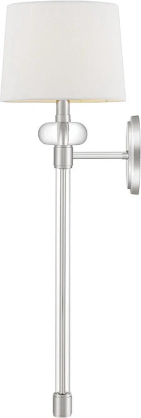 Quoizel Applique LED Barbour | 1X E14 Max 40W | Nickel poli