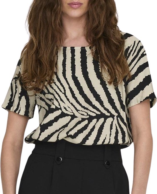 JDY JDYCAMILLE S/ S O-NECK TOP WVN Top Femme - Taille S
