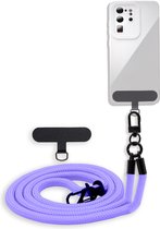 Chaîne de téléphone portable Cadorabo pour Sony Xperia Z2 COMPACT en VIOLET - Étui pour téléphone portable avec cordon de sangle réglable à accrocher autour du cou