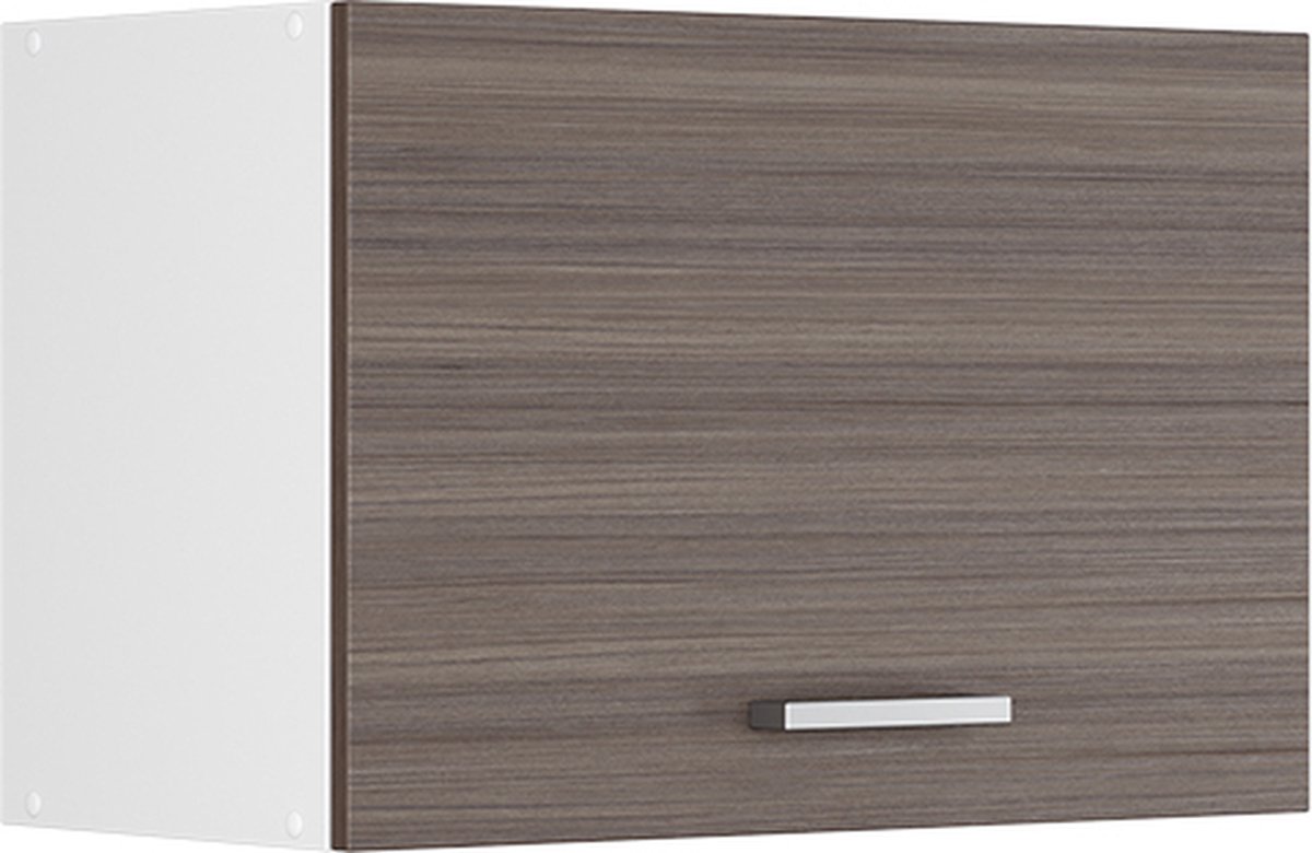 Vicco R-Line Hangkast – 60 cm Plat Edel grijs Edel grijs/Wit