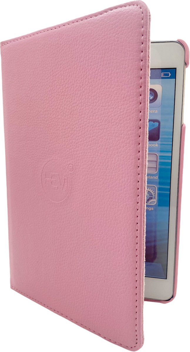 HEM Lichtroze Hoes Geschikt Voor Apple iPad 2, 3 En 4 (9.7 Inch) – 360° Draaibare Bookcase – Beschermende iPad Cover