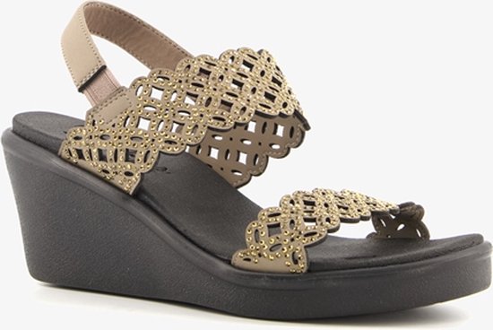 Skechers Rumble On Sassy Dayz dames sandalen - Beige - Maat 41 | bol