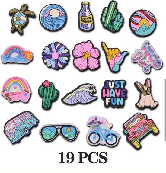 Foto: Hoadecorations nl zomer crocs charms 19 charms voor o a crocs volwassenen pins voor crocs accessoires ibiza style