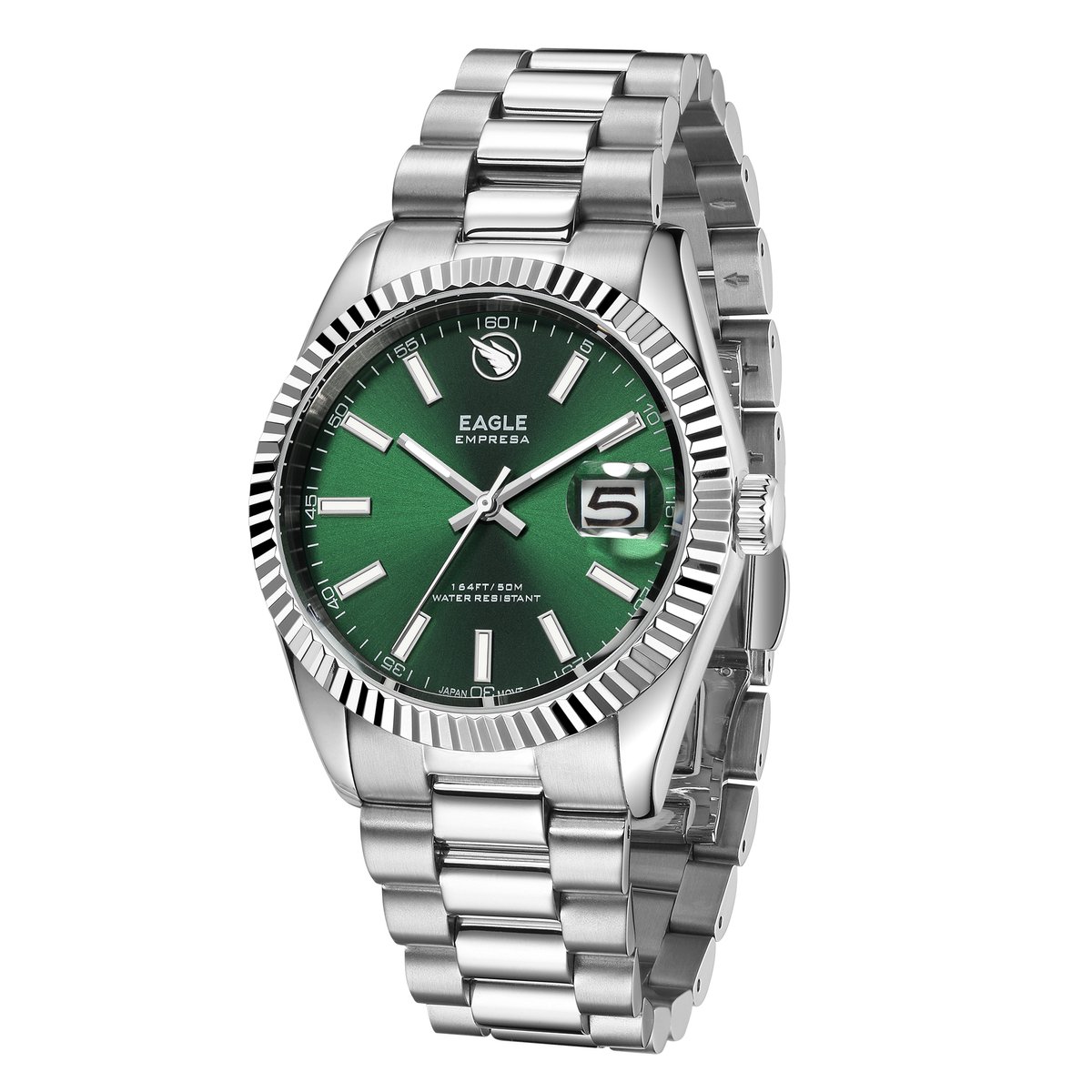 Eagle Empresa - Herenhorloge - Groen - Stainless Steel