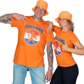 T-shirt Nederland dames - Championnat d'Europe de football - Jeux Olympiques - maillot orange - Maillot de supporter des Holland - Equipe nationale néerlandaise - Taille 46 - Taille XXL