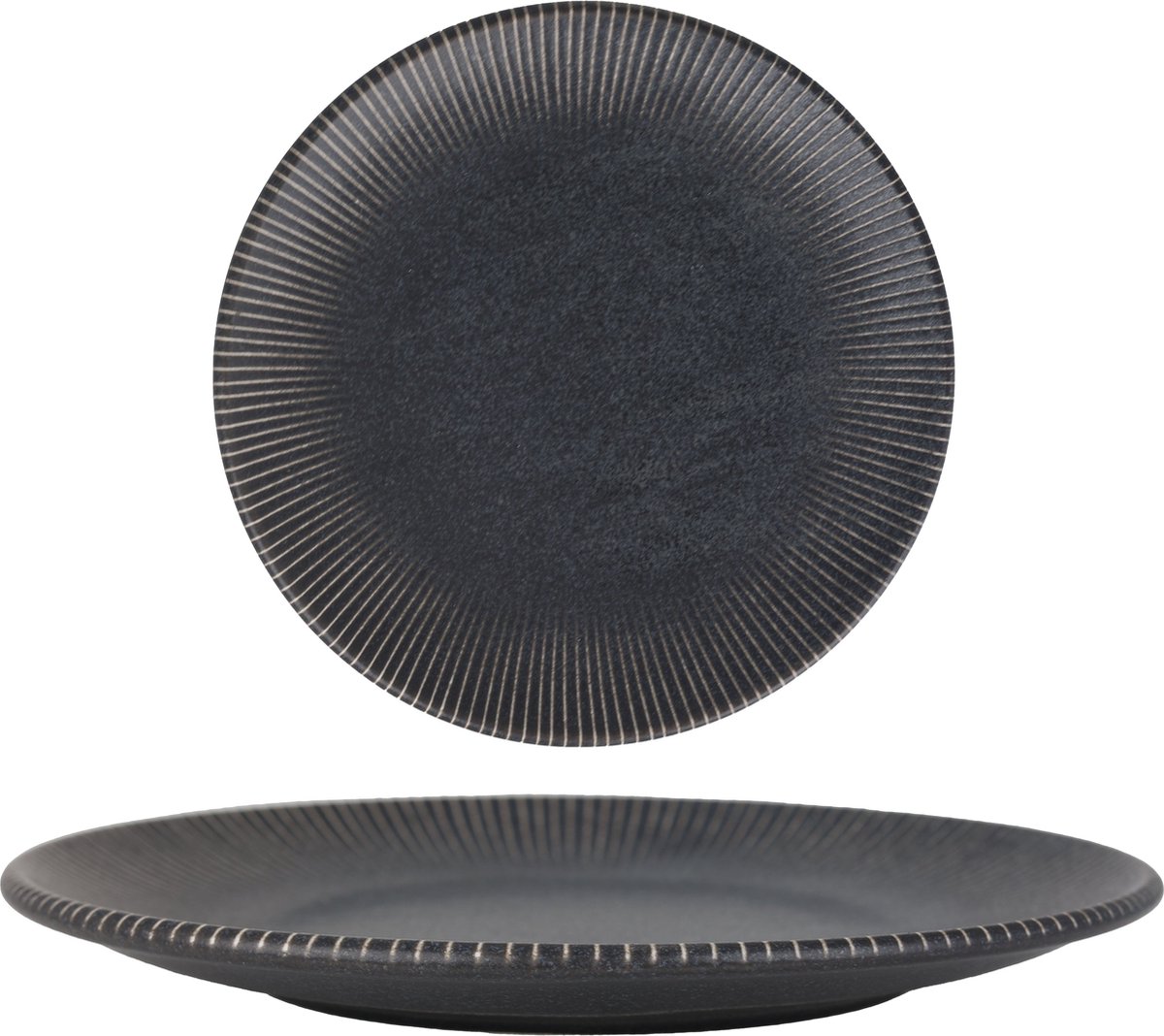ID Fine Dessertbord - Reckless - Porselein - 21 cm - set van 6