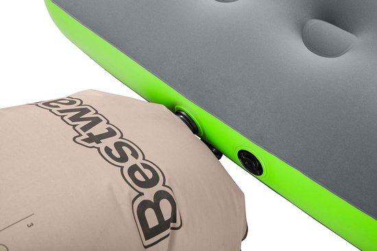 Eenpersoons Luchtmatras met Opbergtas en Pomp - Snel Opblaasbaar Buitenluchtbed voor Buiten - Roll & Relax - Verhoogde Hoogte Queen van Roll & Relax — afbeelding 2
