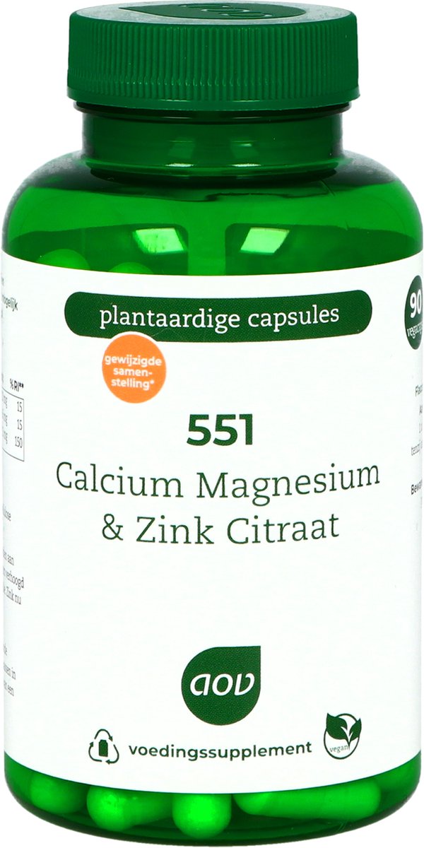 Goedkoopste AOV 551 Calcium-Magnesium-Zink Pidolaat capsules