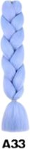 Extensions de Cheveux 60cm (#A33) | Cheveux Braiding Extensions pour Crochet Twist Tressage Cheveux, Braid Pre Etendu Tressage Cheveux | tresse cheveux blond - Cheveux synthétiques | Cheveux décolorants 2 paquets x 58 cm par pièce