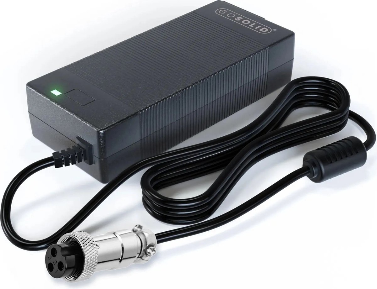 GO SOLID! ® Oplader geschikt voor SmartGyro Rockway elektrische step 54.6V 2A