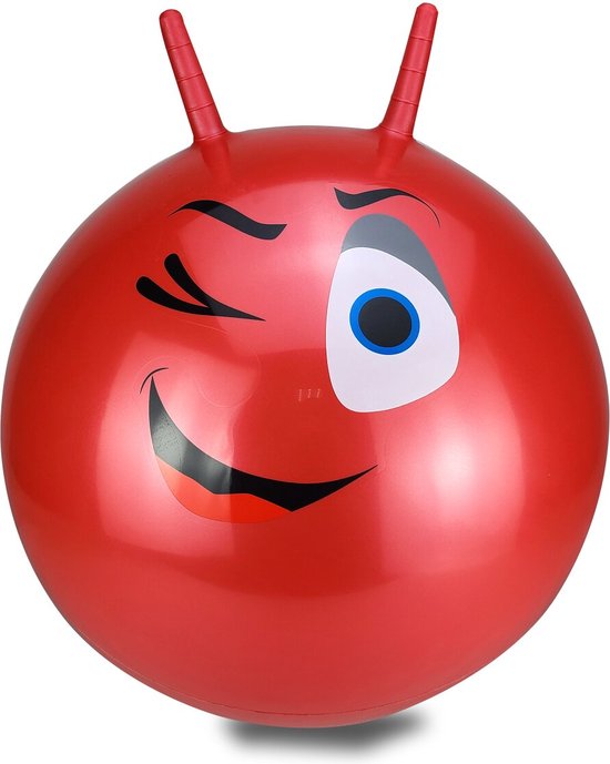 Jamara Skippybal - 460460 Skippybal Knipoog Rood - 55cm