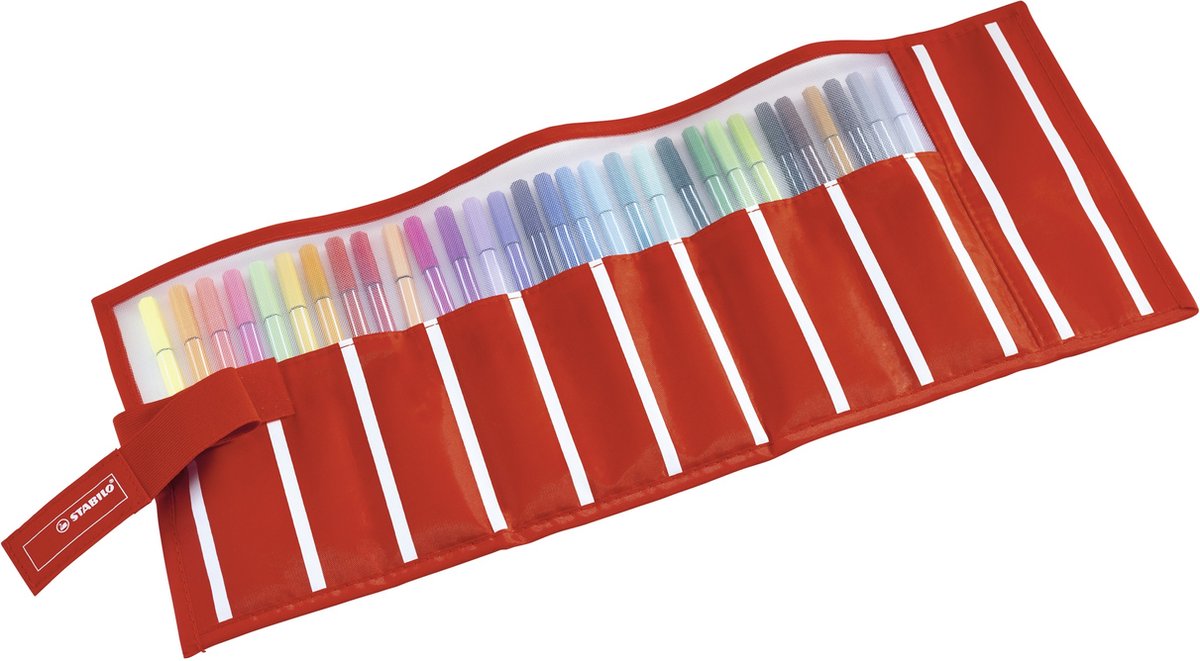 STABILO Pen 68 - Premium Viltstift - Rollerset - Set Met 30 Kleuren — afbeelding 9