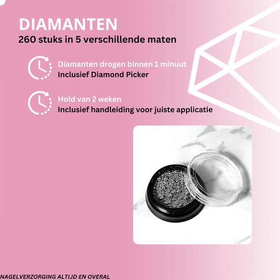 SHATY® Glue Nails Nail Art Set - Ongles à presser - Ongles artificiels - Faux Faux ongles - 240 Ongles en 24 couleurs - Lime à Limes à ongles grain 100/100, sélecteur et poussoir Diamond et Colle à ongles 10gr - Manuel (NL et ENG)