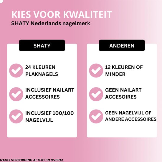 SHATY® Glue Nails Nail Art Set - Ongles à presser - Ongles artificiels - Faux Faux ongles - 240 Ongles en 24 couleurs - Lime à Limes à ongles grain 100/100, sélecteur et poussoir Diamond et Colle à ongles 10gr - Manuel (NL et ENG)