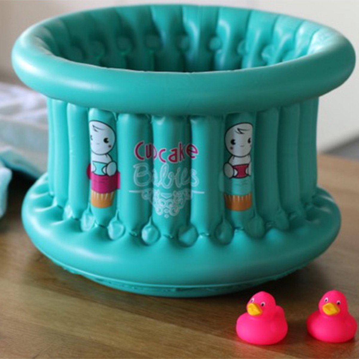 Goedkoopste Cupcake Babies Basic Pack Babybad Small 35 X 22 Cm Turquoise in Reistasje