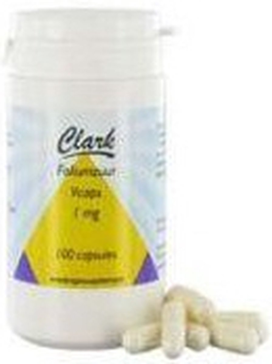 Clark Foliumzuur 1mg 100 Capsules