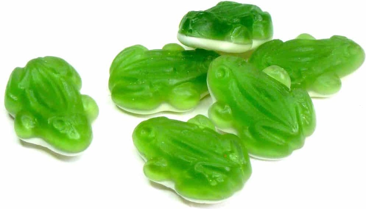 Kikkers - snoep met schuim - 150 stuks silo van Haribo — cadeau in Eten & Drinken - foto 3
