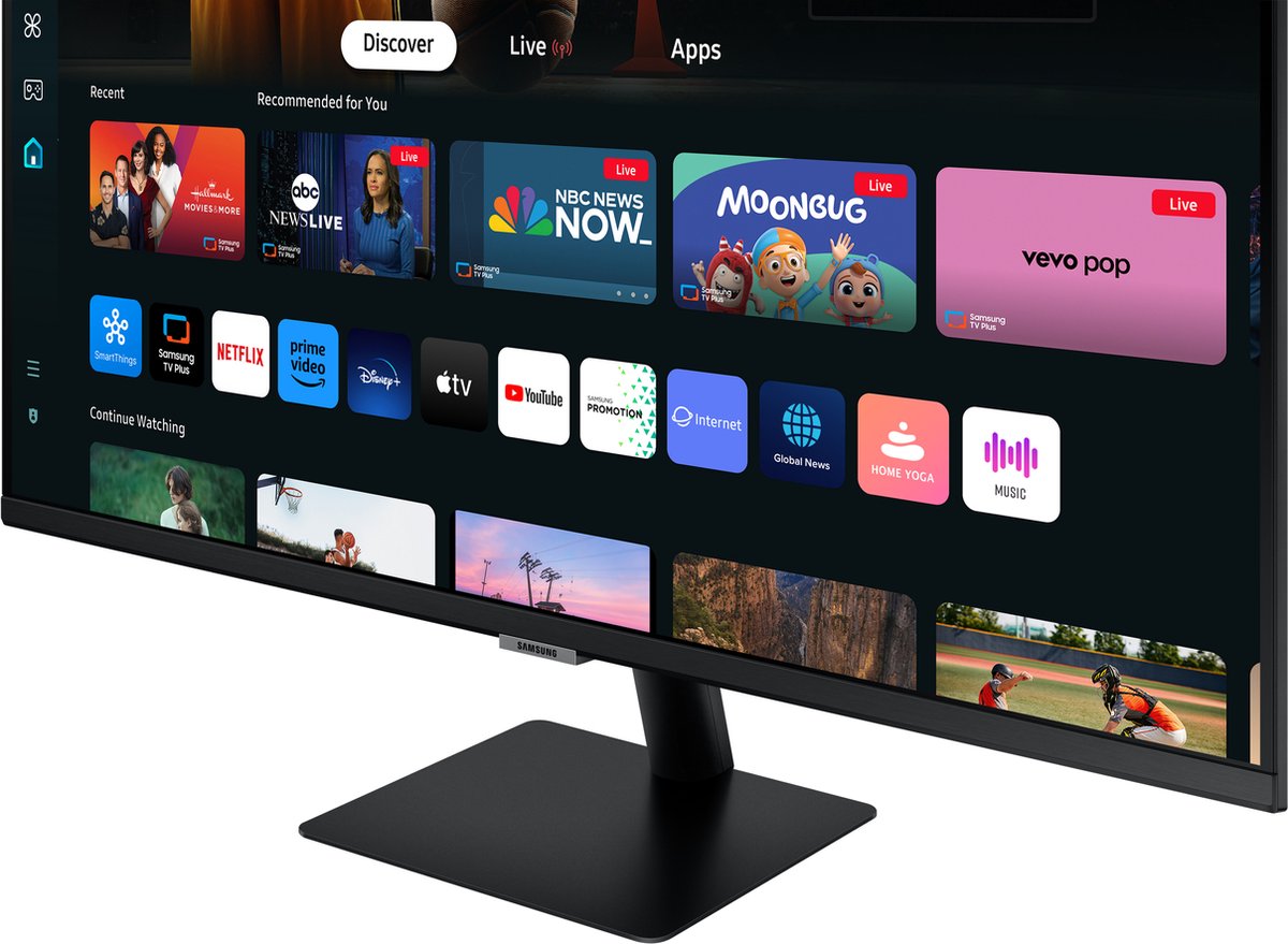 Samsung Smart Monitor M7 32 inch 4K UHD VA-paneel HDR10 Wi-Fi USB-C Bluetooth Flicker-Free - Afbeelding 2