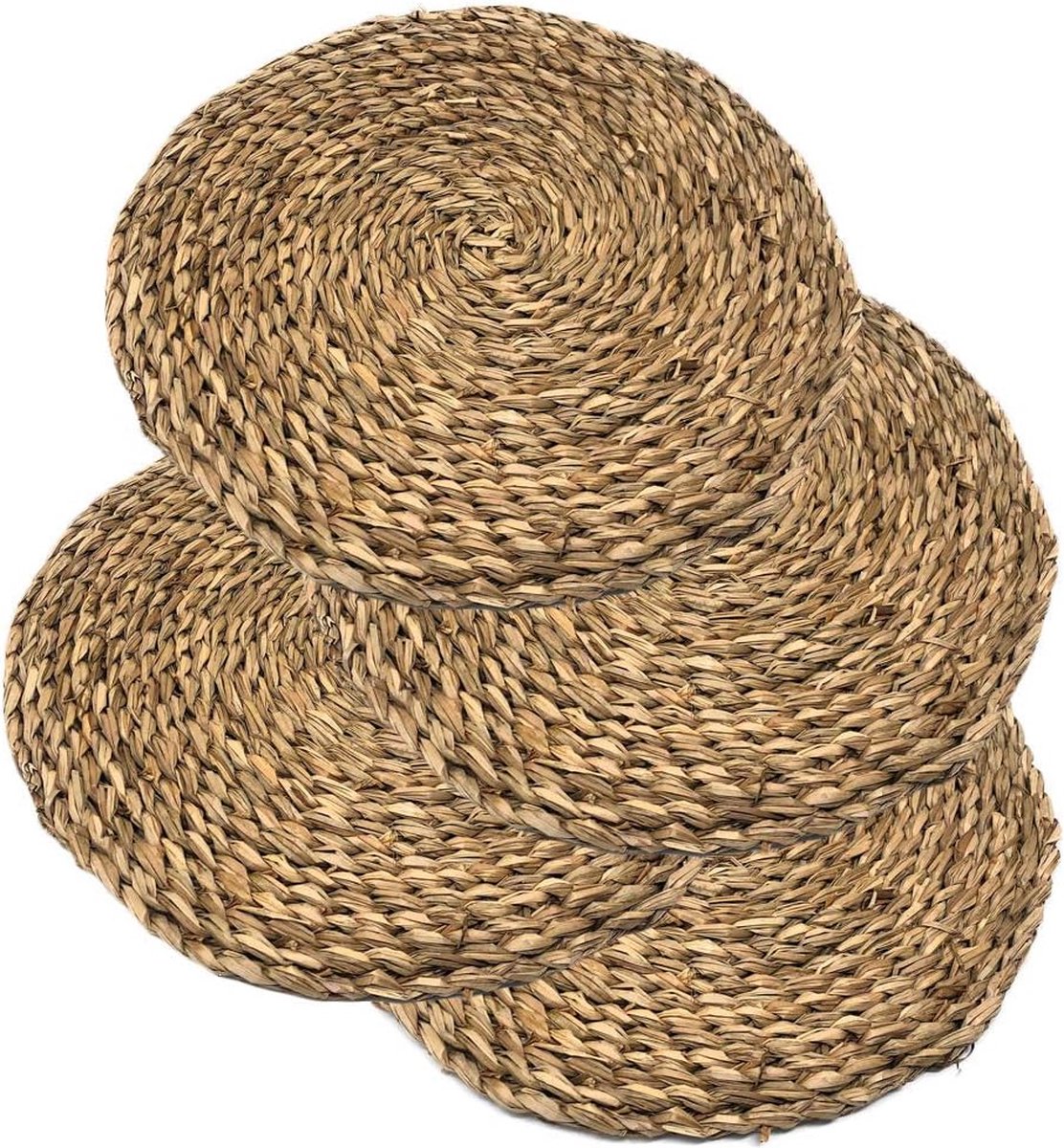 4 x rieten placemats rotan placemats rieten placemats tafelborden enkele borden 4 stuks diameter 25 cm