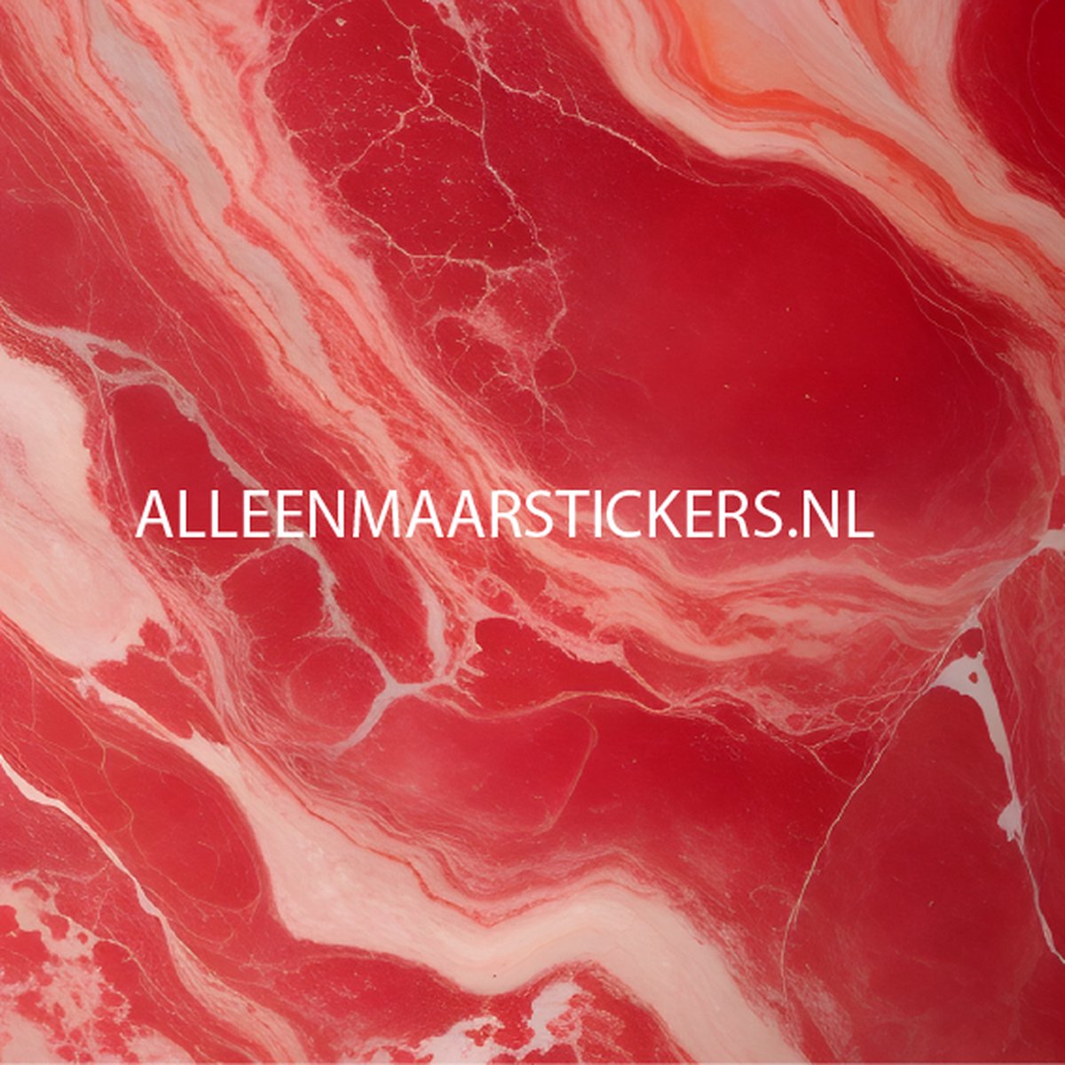 15 tegelstickers marmer rood 15cm x 15cm - backsplash - peel and stick - plakfolie - voor badkamer, keuken of toilet - zelfklevend