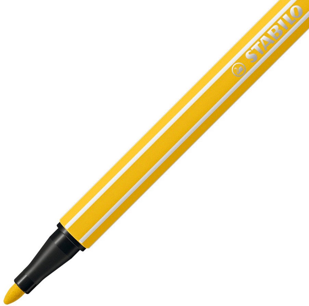 STABILO Pen 68 - Premium Viltstift - Geel - per stuk — afbeelding 4