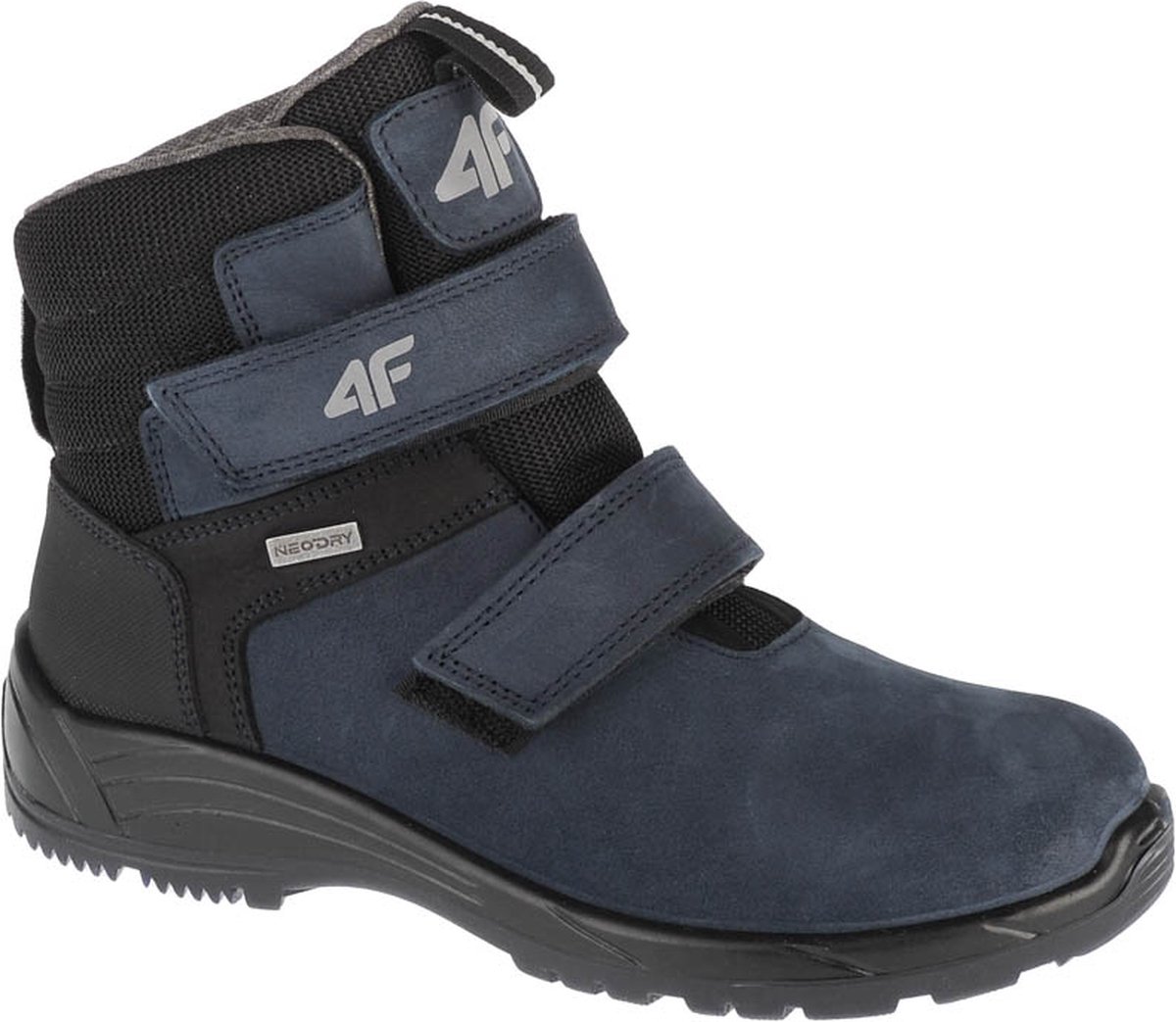 4F Junior Trek HJZ21-JOBMW252-31S voor een jongen Trekkingschoenen Laarzen Blauw