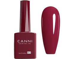 Canni UV Gellak Bordeaux Rood - 9 ml - Bordeaux Gellak - Rode Gellak - Gellak Rood - Gellac Rood - Gellak Donker Rood - Gellak Red - Gellak Kleuren - Canni Gellak - Gellak Nagellak