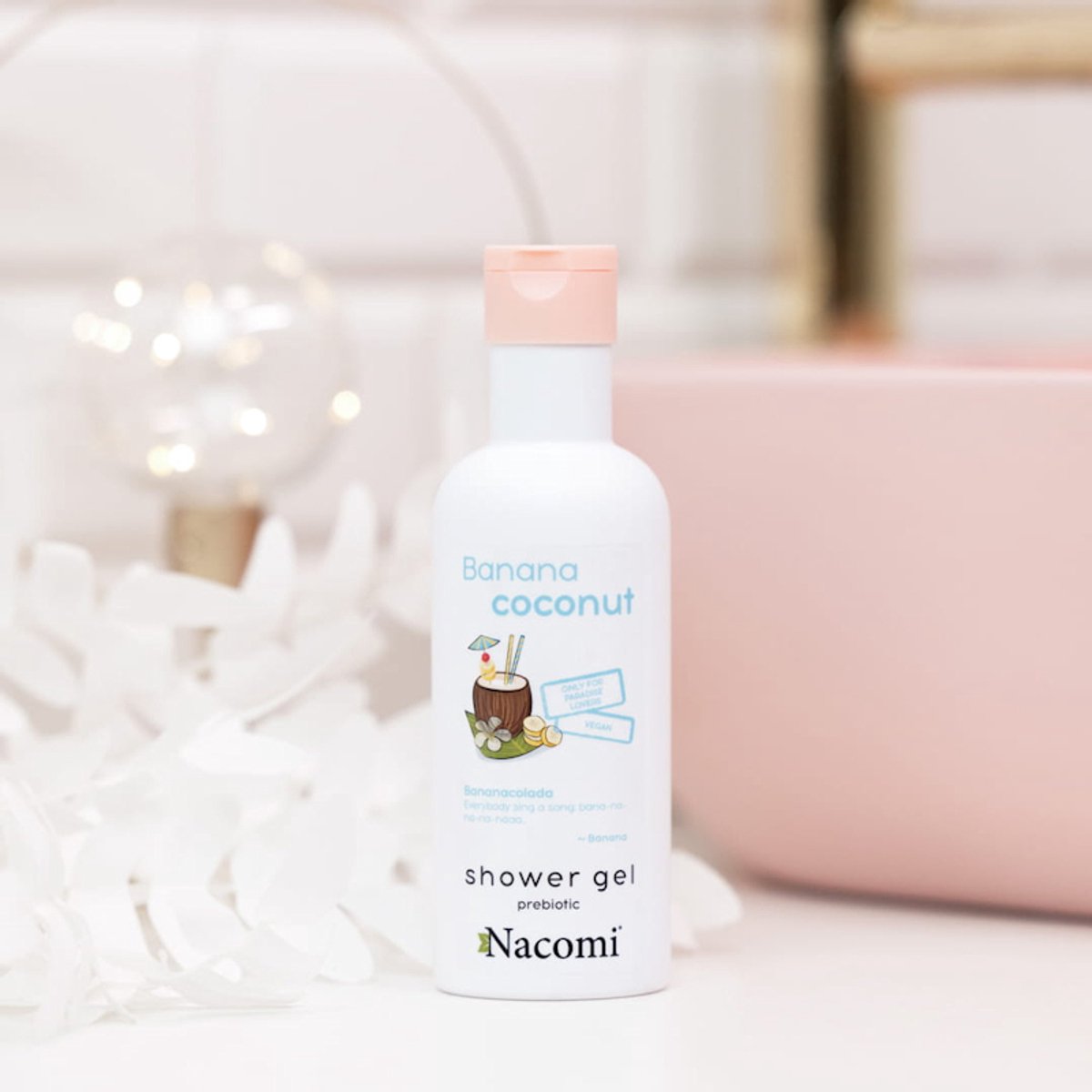 Nacomi Smoothing Shower Gel Banana Coconut 300ml.