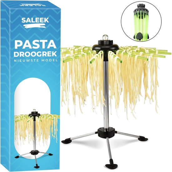 Foto: Saleek pasta droogrek inklapbaar kunststof transparant pasta accessoires