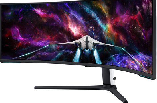 Samsung 57″ Odyssey Neo G9 Curved Gaming Monitor Dual UHD 7680×2160 QLED 240Hz 1ms VA Panel