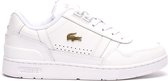 Lacoste T-Clip Dames Sneakers - Wit/Goud - Maat 36
